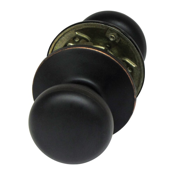 Schlage Schlage Plymouth Aged Bronze Passage Lockset 1-3/4 in. F10VPLY716 - main